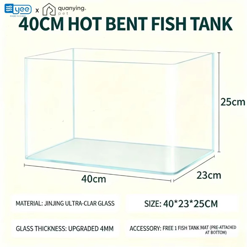 Planted Aquarium Bowl - ตู้ปลาทรงสี่เหลี่ยมผืนผ้าสีขาวพิเศษทันสมัยเป็นมิตรกับสิ่งแวดล้อมสำหรับเลี้ยงปลาสวยงามน้ำจืด