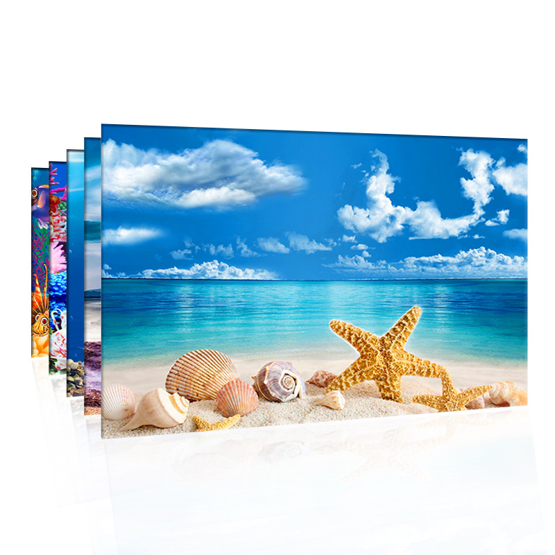 Aquarium พื้นหลังตกแต่งสติกเกอ - Planted Aquarium Wallpaper บทวิจารณ์และราคา