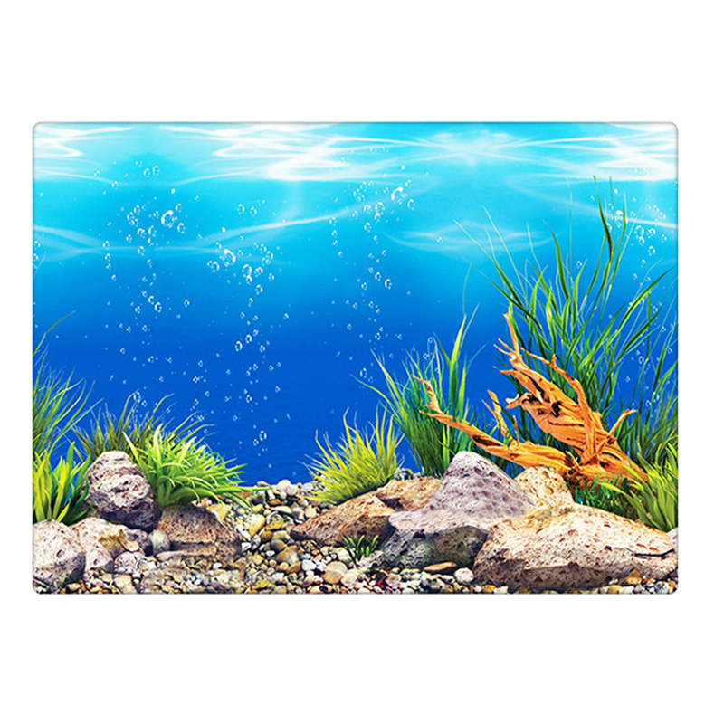 Aquarium พื้นหลังตกแต่งสติกเกอ - Planted Aquarium Wallpaper บทวิจารณ์และราคา