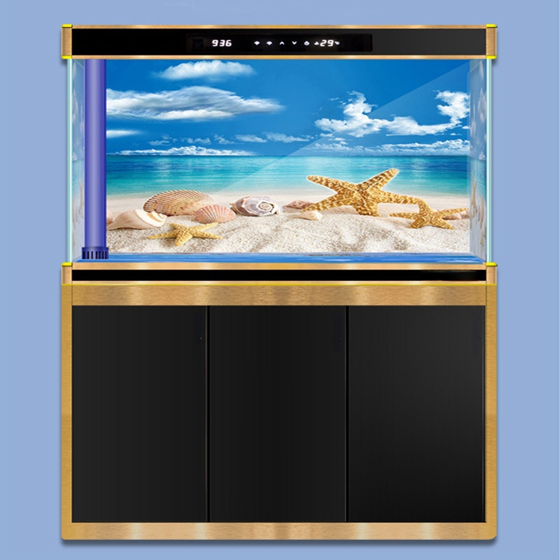 Aquarium พื้นหลังตกแต่งสติกเกอ - Planted Aquarium Wallpaper บทวิจารณ์และราคา