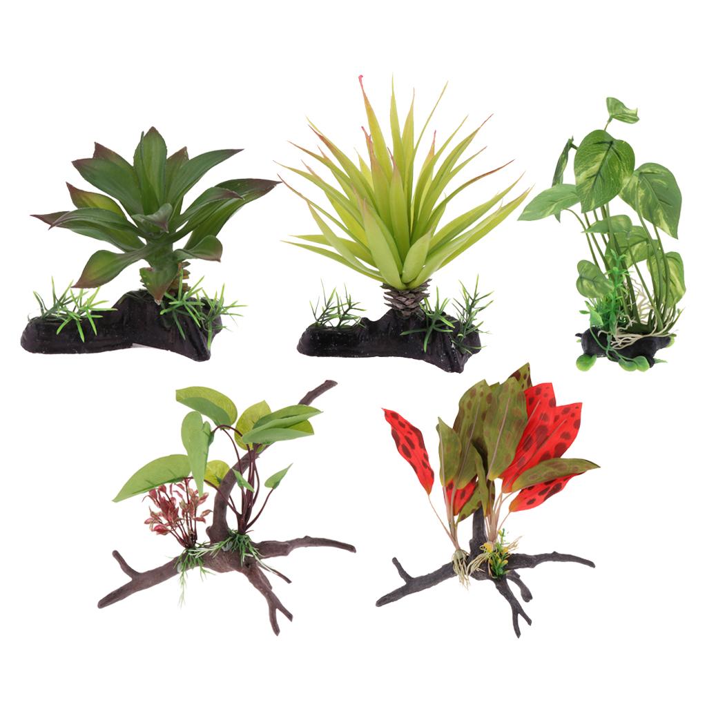 ต้นไม้ประดิษฐ์สำหรับตู้เลี้ยงส - Aquarium Plant Vine บทวิจารณ์และราคา