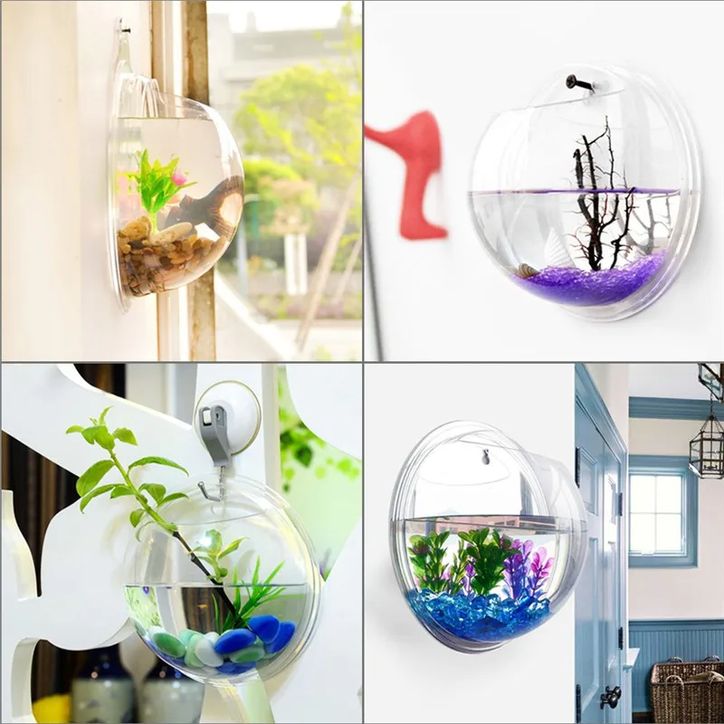 อะคริลิคใสแขวนผนัง aquarium,แจ - Planted Aquarium Bowl บทวิจารณ์และราคา
