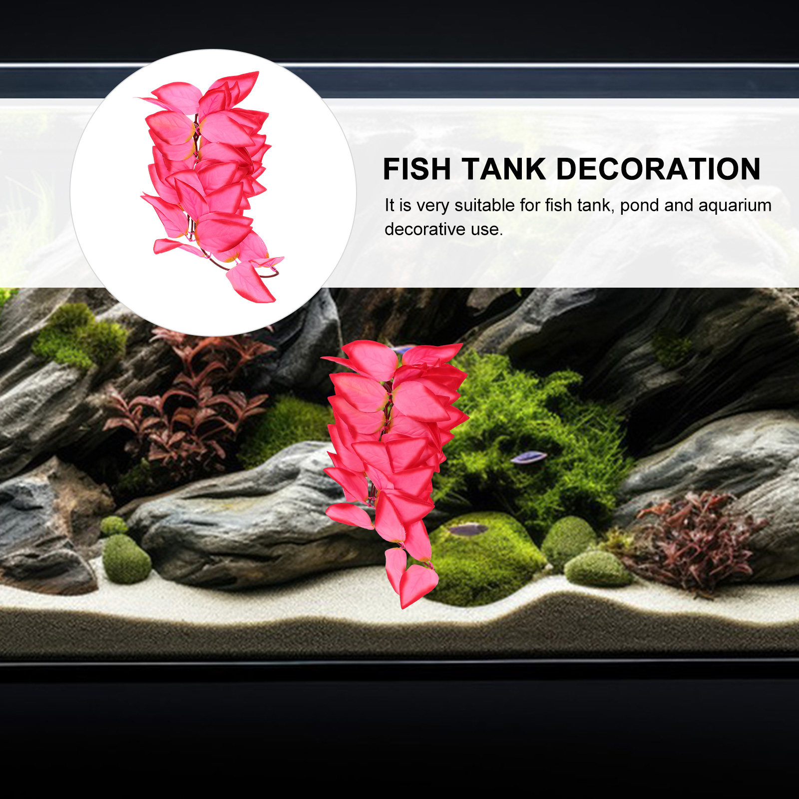 เถาวัลย์ปลอมเสมือนจริงสำหรับตก - Aquarium Plant Vine บทวิจารณ์และราคา